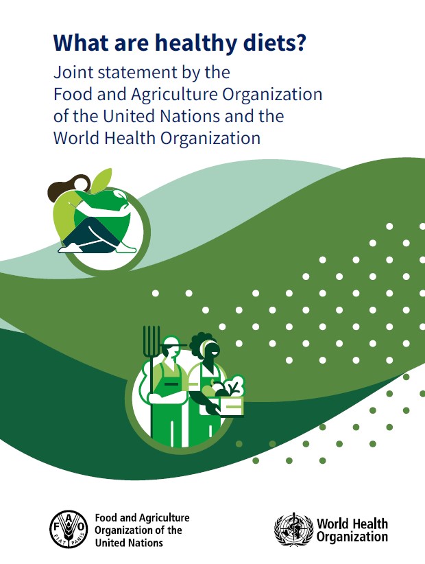 What are healthy diets? Joint statement by the Food and Agriculture Organization of the United Nations and the World Health Organization