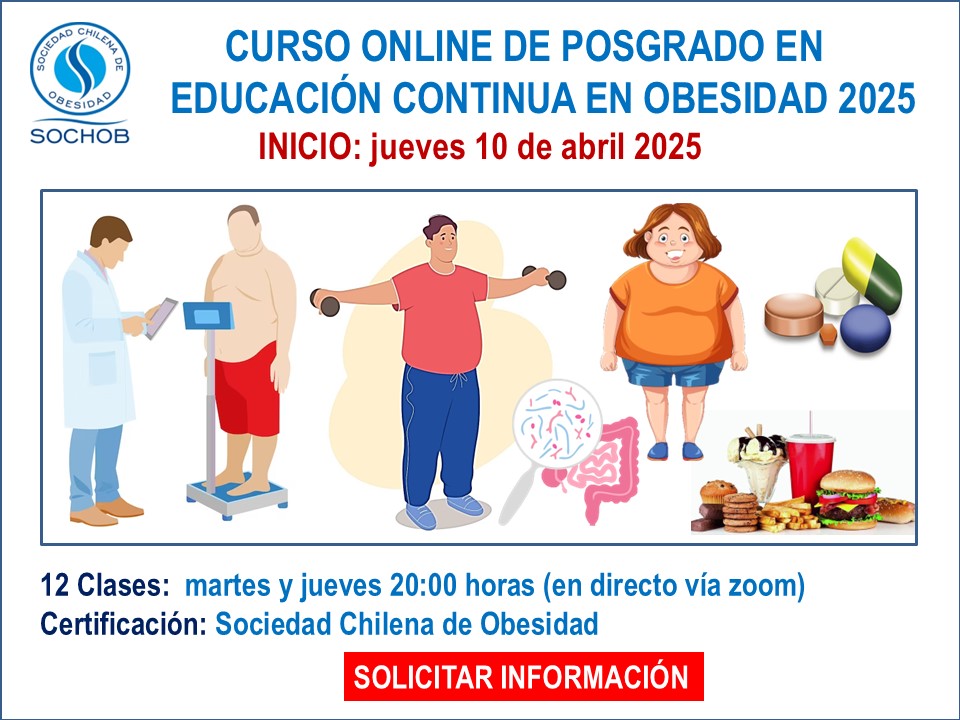 CURSO ONLINE DE POSGRADO EN EDUCACION CONTINUA EN OBESIDAD 2025